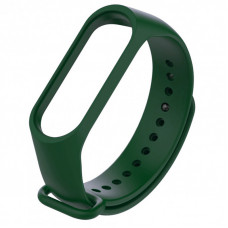 Ремінець для фітнес браслету Mi Band 5/6/7 Silicone, Dark Green