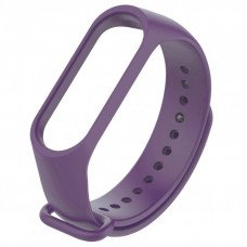 Ремінець для фітнес браслету Mi Band 5/6/7 Silicone, Light Violet