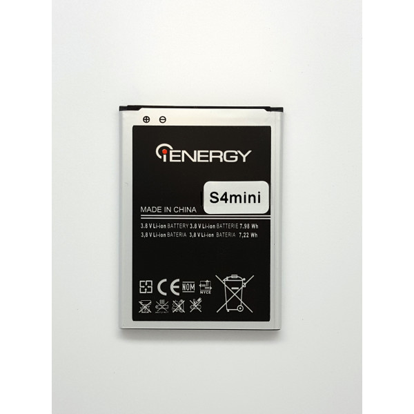 Акумулятор iENERGY SAMSUNG Galaxy S4 mini (B500CE) (1900 mAh)