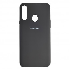 Чохол Silicone Case для Samsung A207 Galaxy A20s, Чорне