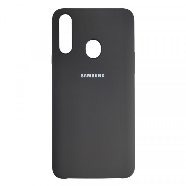 Чохол Silicone Case для Samsung A207 Galaxy A20s, Чорне