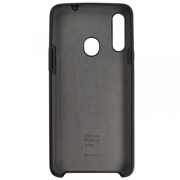 Чохол Silicone Case для Samsung A207 Galaxy A20s, Чорне