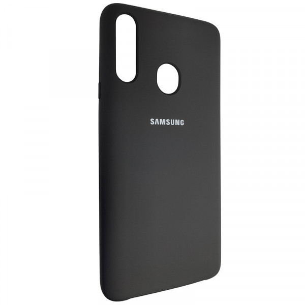 Чохол Silicone Case для Samsung A207 Galaxy A20s, Чорне