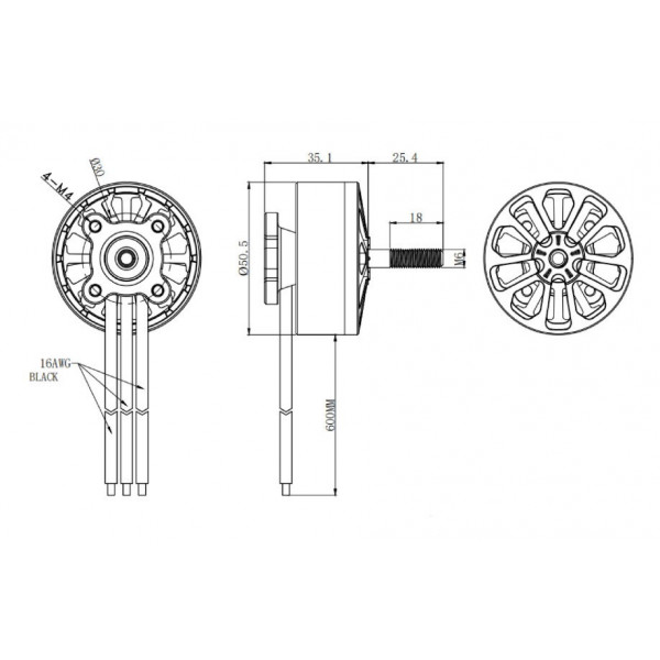 Електродвигун Arthur Flash Hobby A4312, 380KV
