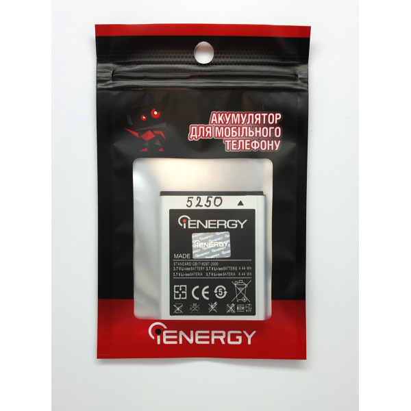 Акумулятор iENERGY SAMSUNG S5250 (EB494353VU) (1200 mAh)