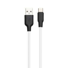 Кабель Hoco X21 Plus, Type-C, 3A, 2m, White