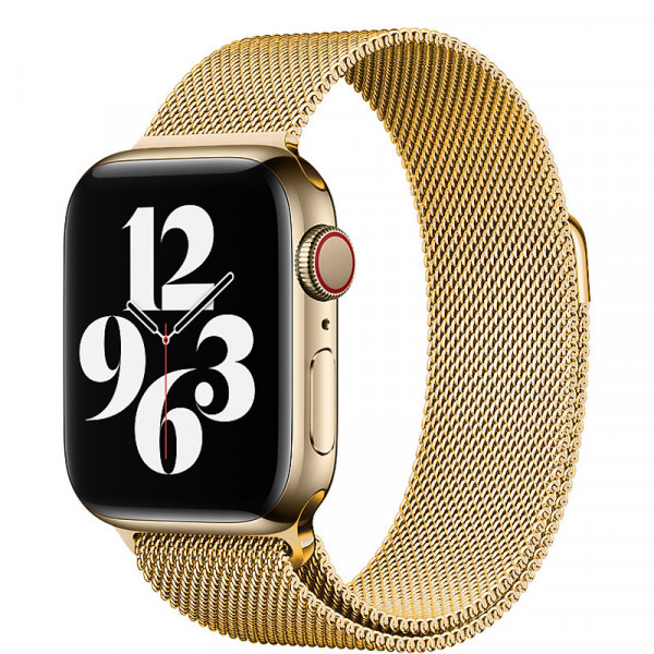 Ремінець для Apple Watch 38/40/41 mm Milanese Gold