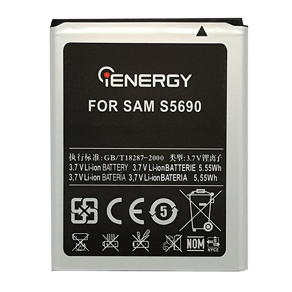 Акумулятор iENERGY SAMSUNG S5690/S8600 (EB484659V;EB484659VU) (1500 mAh)