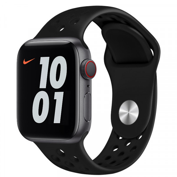 Ремінець для Apple Watch 42/44/45/49 mm Nike Sport Band Чорне