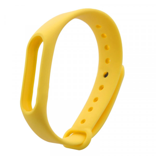 Ремінець для Xiaomi Mi Band 2 Silicone, Yellow