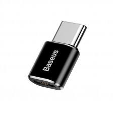 Адаптер Baseus Micro Female To Type-C Male Adapter Converter Чорний