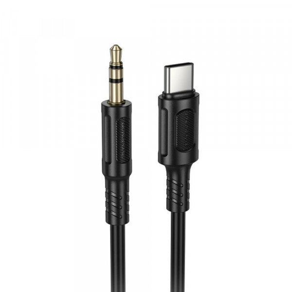 Аудіокабель BOROFONE BL25B Nice digital audio conversion cable Type-C Black (6941991124778)