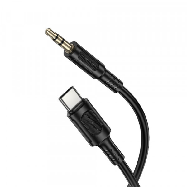 Аудіокабель BOROFONE BL25B Nice digital audio conversion cable Type-C Black (6941991124778)