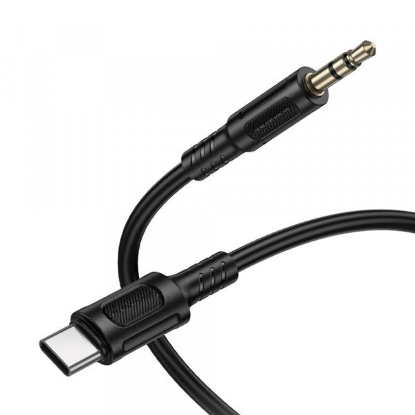 Аудіокабель BOROFONE BL25B Nice digital audio conversion cable Type-C Black (6941991124778)