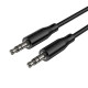 Аудіокабель BOROFONE BL26 Standard AUX audio cable 1m Black (6941991122170)