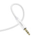 Аудіокабель HOCO UPA19 Type-C to 3.5mm male, nylon braid, 1m, Silver (6931474759955)