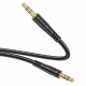 Аудіокабель HOCO UPA24 Smooth AUX audio cable Black (6931474789136)