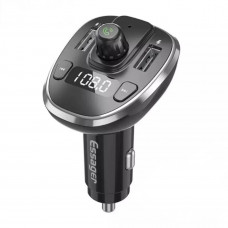 Автобільний зарядний пристрій ESSAGER Dynamic Car Bluetooth MP3 Car Charger Silver
