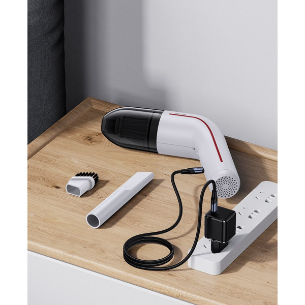 Автомобільний пилосос Usams US-ZB253 Mini Handheld Vacuum Cleaner LEJ Series Білий