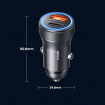 Автомобільний зарядний пристрій REMAX Seaya Series 30W PD+QC 1A+1C Fast Charging Car Charger RCC335 Tarnish (6954851204336)