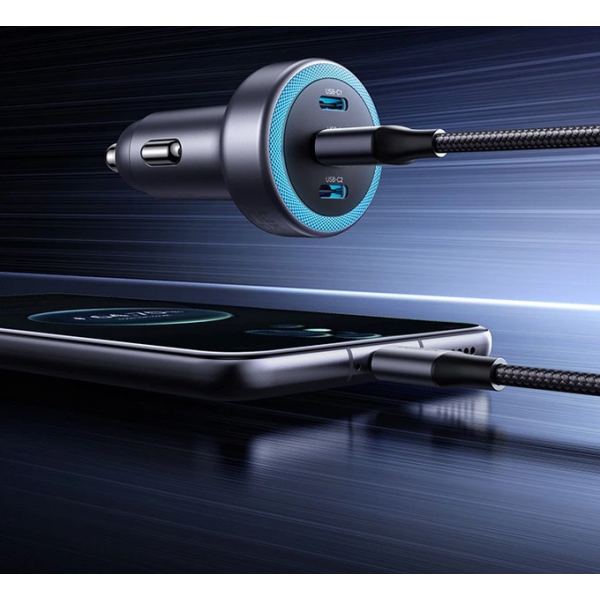 Автомобільний зарядний пристрій UGREEN EC307 30W 3-Port Fast Car Charger (UGR-45843)