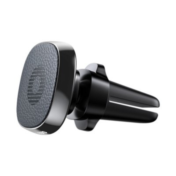 Автотримач для телефона Baseus Privity Series Pro Air outlet Magnet Bracket(Genuine leather) Black