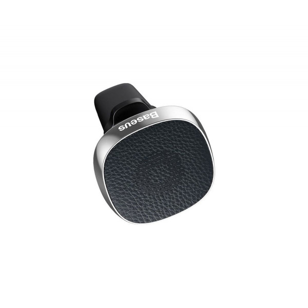 Автотримач для телефона Baseus Privity Series Pro Air outlet Magnet Bracket(Genuine leather) Black