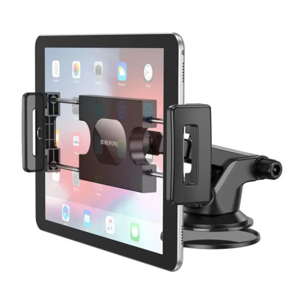 Автотримач для телефона BOROFONE BH100 Airy tablet car holder(center console) Black