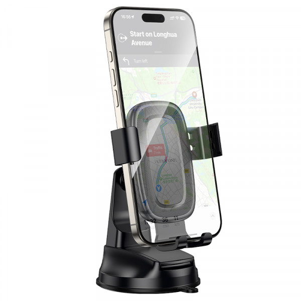 Автотримач для телефона BOROFONE BH130 Follower gravity car holder(center console) Black (6941991121289)