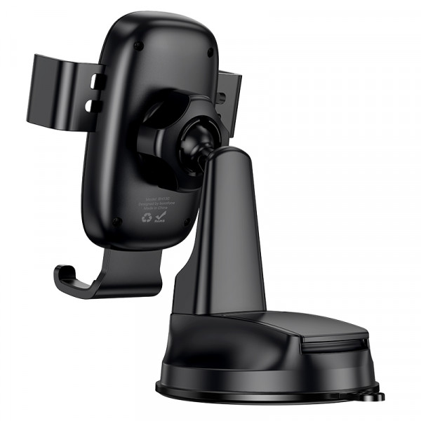 Автотримач для телефона BOROFONE BH130 Follower gravity car holder(center console) Black (6941991121289)