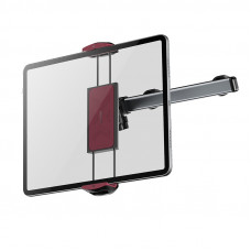 Автотримач для телефона HOCO H69 Gamble telescopic tablet car holder (rear pillow) Black and Red