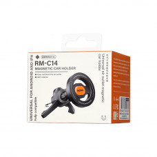 Автотримач для телефона REMAX Universal air outlet magnetic car holder RM-C14 Black (6954851249269)