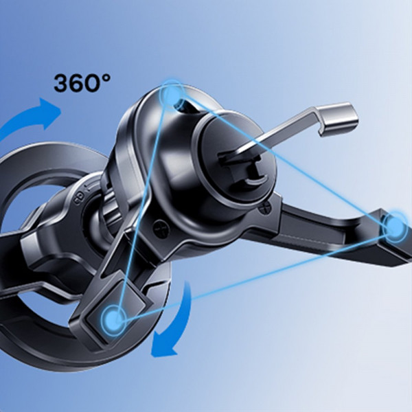 Автотримач для телефона REMAX Universal air outlet magnetic car holder RM-C14 Black (6954851249269)