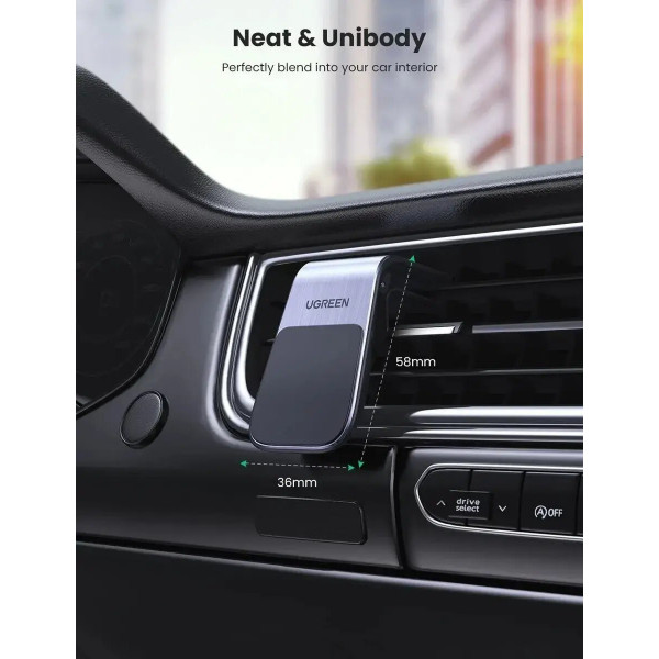 Автотримач для телефона UGREEN LP290 Waterfall Magnetic Phone Holder (UGR-80712B)