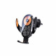 Автотримач для телефона з БЗП REMAX 15W Ultra-thin 3-Axis Linkage Car Holder RM-C17i Black (6954851216018)