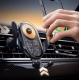 Автотримач для телефона з БЗП REMAX 15W Ultra-thin 3-Axis Linkage Car Holder RM-C17i Black (6954851216018)