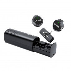 Бездротова мікрофонна система Ulanzi A21 Wireless Microphone, dual-mic, (Type C) Black (A053)