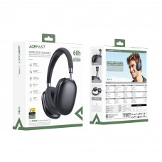 Бездротові накладні навушники ACEFAST H13 Wireless Headset Black (6974316285878)