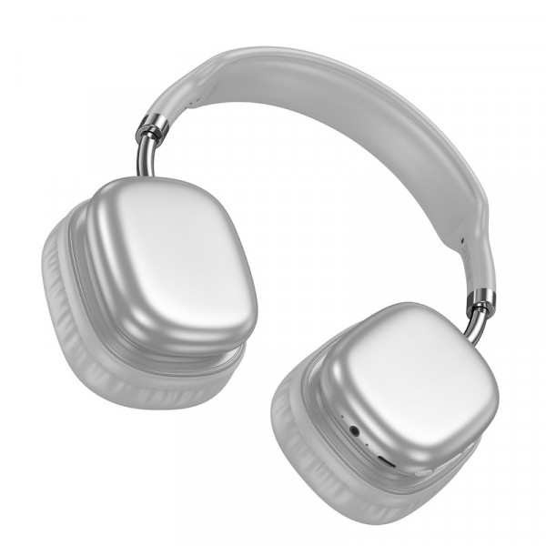 Бездротові накладні навушники HOCO W52 Wonderful BT headphones Silver (6942007646550)