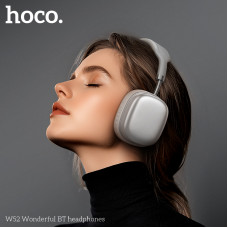 Бездротові накладні навушники HOCO W52 Wonderful BT headphones Silver (6942007646550)