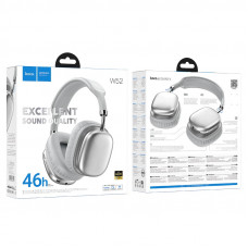 Бездротові накладні навушники HOCO W52 Wonderful BT headphones Silver (6942007646550)