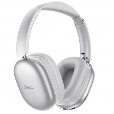 Бездротові накладні навушники HOCO W73 Graceful BT headphones(App) Silver (6942007674874)