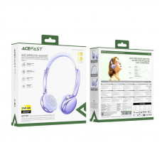 Бездротові навушники ACEFAST H8 active noise cancelling wireless headset Silver