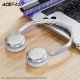 Бездротові навушники ACEFAST H8 active noise cancelling wireless headset Silver