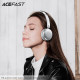 Бездротові навушники ACEFAST H8 active noise cancelling wireless headset Silver