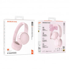 Бездротові навушники BOROFONE BO32 Show BT headphones Pink