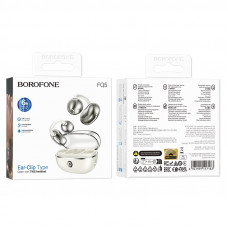 Бездротові навушники BOROFONE FQ5 Spirit clip-on true wireless BT headset Milky white