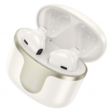 Бездротові навушники HOCO EQ7 Snowflake true wireless BT headset Milky White