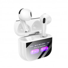 Бездротові навушники HOCO EW82 Sparkle true wireless touch screen BT headset White (6942007646529)