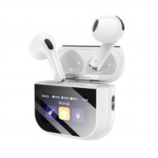 Бездротові навушники HOCO EW82 Sparkle true wireless touch screen BT headset White (6942007646529)